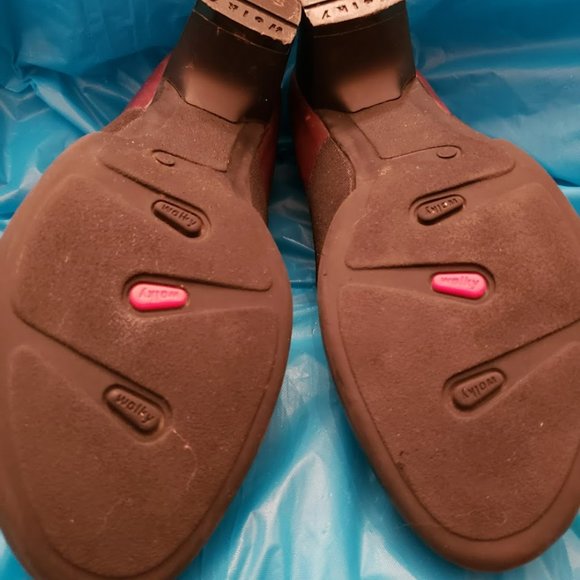 Wolky Womens Brown Black Leather Slip On Casual Chunky Shoes EUR 39 US S… - Picture 4 of 5